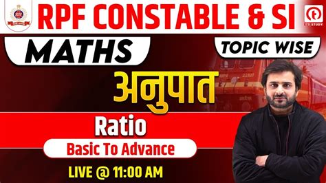 Rpf Math Class Math Ratio For Rpf Constable Maths For Rpf By