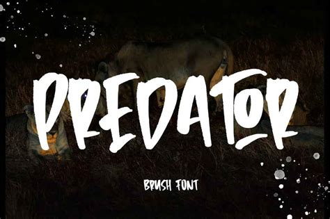 Predator Font - Dfonts