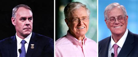 Interior Department thanks the Koch Brothers for praising Ryan Zinke’s