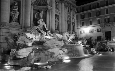 Trevi Fountain Night 2 Photograph by Andrew Fare - Pixels