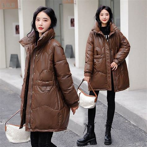 Cheap 2022 New Winter Jacket Womens Parkas Long Down Cotton Jackets