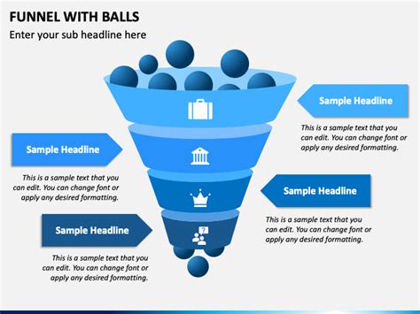 Funnel With Balls Powerpoint And Google Slides Template Ppt Slides