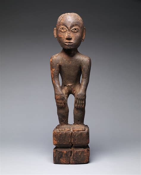 Figure of a Male Rice Deity (Bulul) | Ifugao people | The Metropolitan Museum of Art