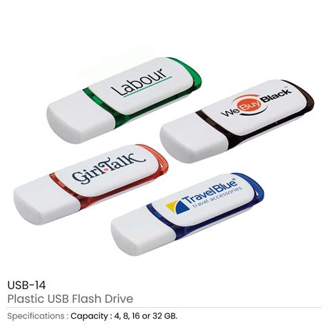 Promotional Plastic USB | Imprint Flash Drives | Magic Trading Company -MTC