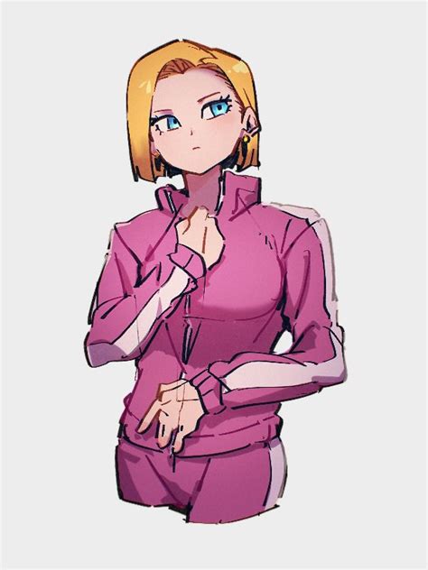 Safebooru 1girl Android 18 Blonde Hair Blue Eyes Closed Mouth Dragon Ball Dragon Ball Super