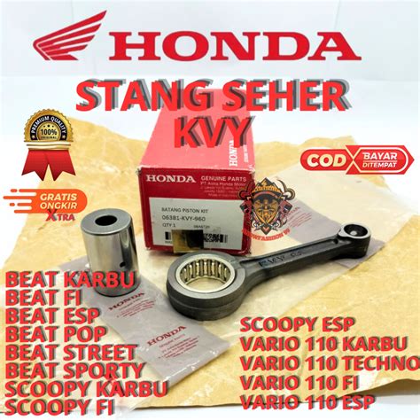 Jual Stang Seher Kvy Stang Piston Honda Beat Karbu Beat Fi Beat Esp