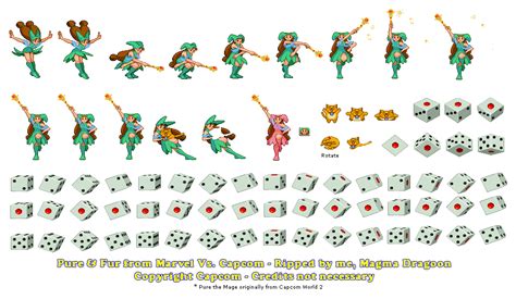 Arcade Marvel Vs Capcom Pure And Fur The Spriters Resource