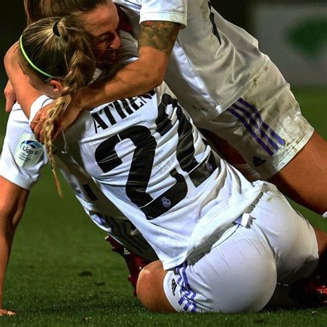 Female Soccer Players Collide In Intense Game