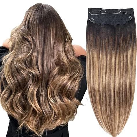 Amazon Diyomo Halo Hair Extensions Halo Hair Extensions Real