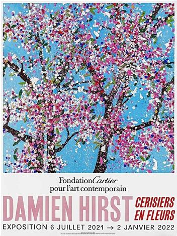 Damien Hirst Foundation Cartier Cerisiers En Fleurs Cherry Blossom Par