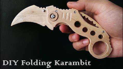 Making A Popsicle Stick Folding Karambit Youtube