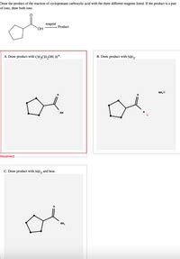 Answered Draw The Product Of The Reaction Of Bartleby