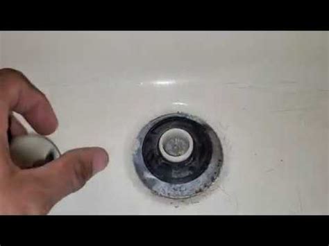 How To Remove Pop Up Tub Stopper Easy Method Youtube