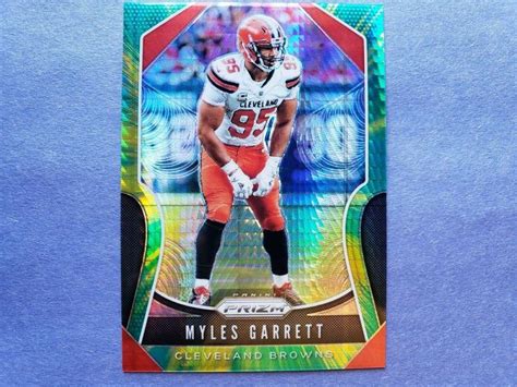 Panini Prizm Prizms Hyper Football Myles Garrett Cleveland