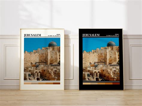 Jerusalem Poster Jerusalem Print Jerusalem Art Jerusalem - Etsy