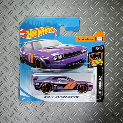Hot Wheels Dodge Challenger Drift Car Rare Collectible Miniature Model Scale Gift Idea With