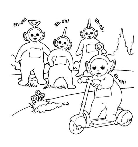 Dibujo De Teletubbies Dibujo Para Colorear De Teletubbies Dibujos The