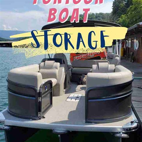 Diy Pontoon Boat Storage Ideas