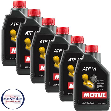 MOTUL Atf VI Oil Power Steering Transmissions Automatic Reducers 6 Lt