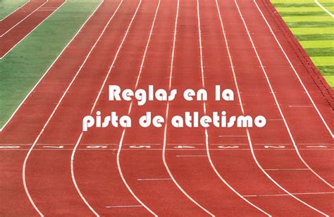 R O Arriba Voz Pensativo Partes De La Pista De Atletismo A Lo Largo