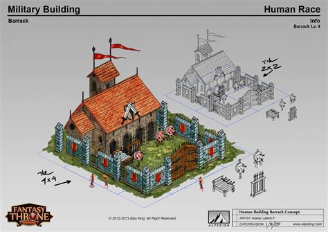 ArtStation - Military Building - Barrack