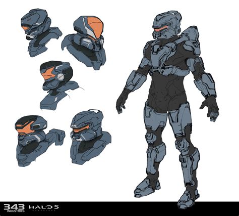 Unused Mp Armor Sketches For Halo 5 Guardians Sam Brown Halo Armor