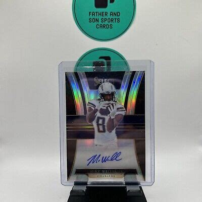 Panini Select Silver Prizm Mike Williams Rc Rookie Auto Ebay