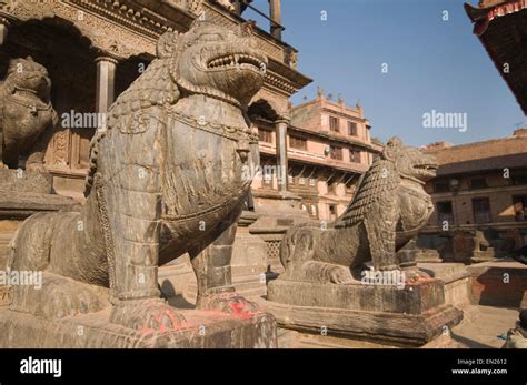 Nepal Kathmandu Patan Durbar Square Krishna Mandir Hindu Temple