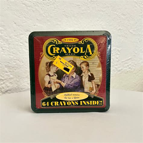 1994 Crayola Crayons Coloring Supplies Toys R Us Rare Collectible ...