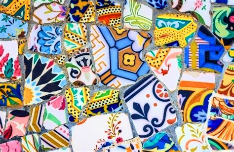 Ceramic Mosaic Park Guell Barcelona Jigsaw Puzzle In Handmade Puzzles