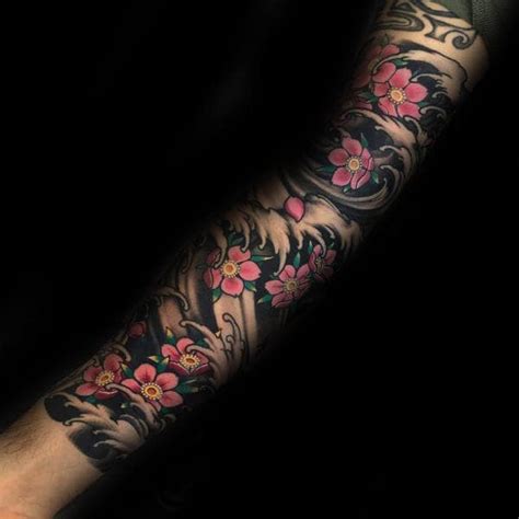 Top 30 Cherry Blossom Tattoos For Men