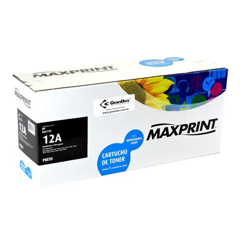 Cartucho De Toner Compat Vel Hp A Preto Maxprint