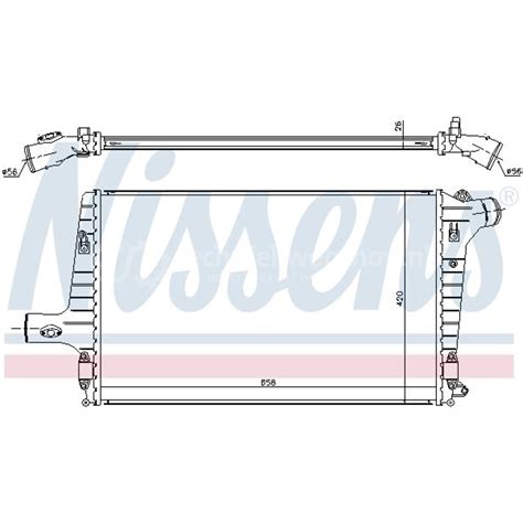 Nissens Intercooler Inlaatluchtkoeler Voor O A Audi