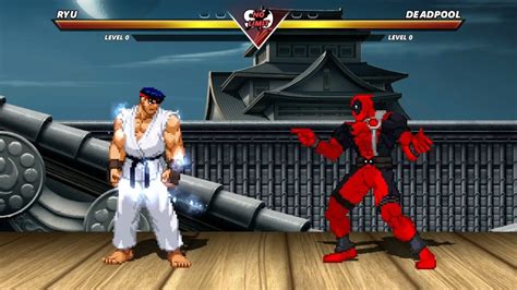 Ice Ryu Vs Deadpool Highest Level Amazing Fight Youtube