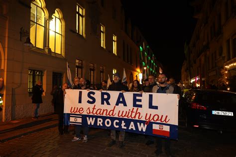 Wrocławianie w Marszu Pamięci 85 rocznica Nocy Kryształowej ZDJĘCI