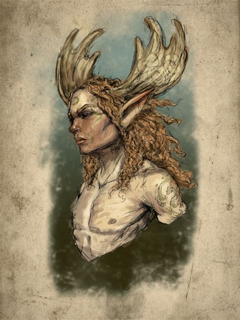 Faun Drawing