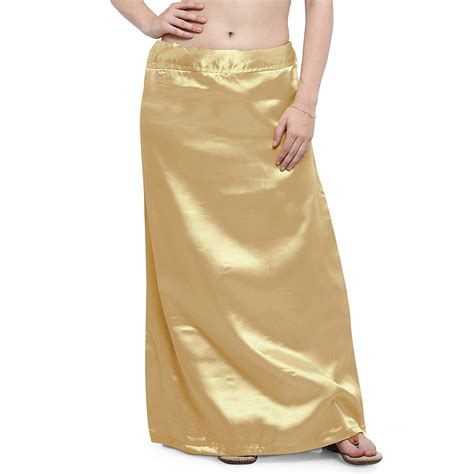 Satin Silk Petticoat Indian Underskirt Skirt Women Saree Sari Etsy