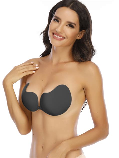 Sayfut Invisible Silicone Bras For Women Self Adhesive Strapless Bra