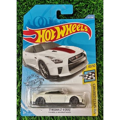 Jual HOT WHEELS NISSAN GT R R MODEL ANNIVERSARY VERSION BUBBLE PENYOK Shopee