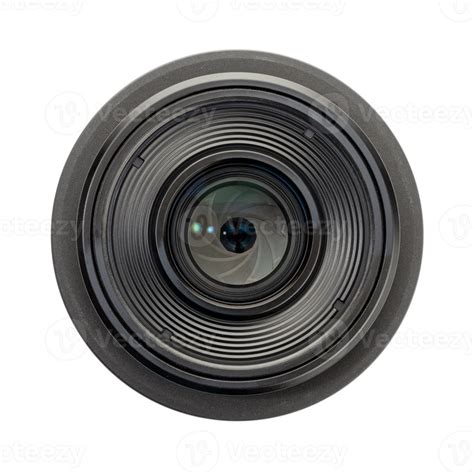 Front View Of A Modern Photo Camera Lens Isolated Camera Eye Png