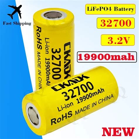 New 100 Original 32700 19900mah 3 2v Lifepo4 Rechargeable Battery Professional Screw Lithium