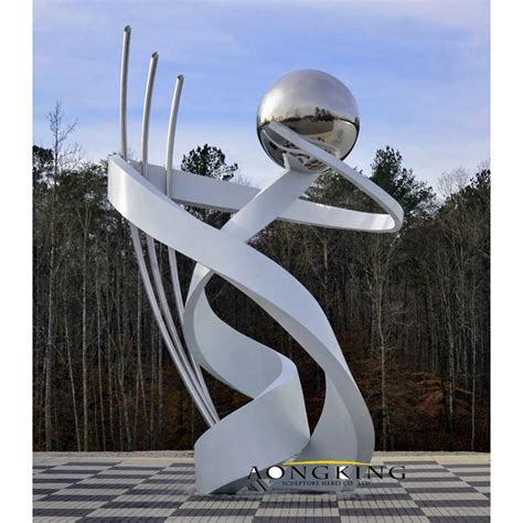 Modern Art Decoration Large Abstract Man Stainless Steel Sculpture for ...