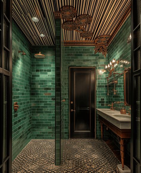 37 Art Deco Bathroom Design Ideas To Bring The Style - Edward George