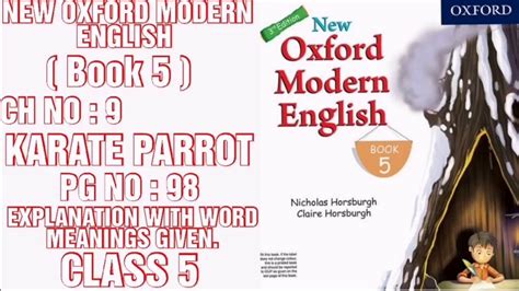 New Oxford Modern English Book Class Ch No Pg No