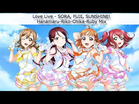 SORA FUJI SUNSHINE Hanamaru Riko Chika Ruby Mix Eng Rom Color