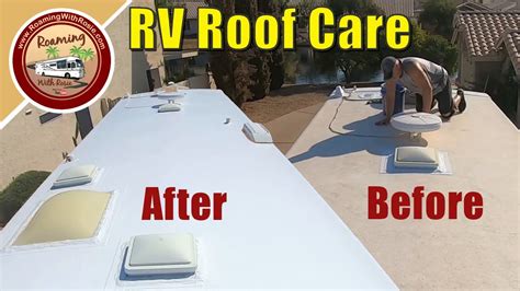 Rv Roof Care Maintenance Diy Save Money Your Rv Youtube