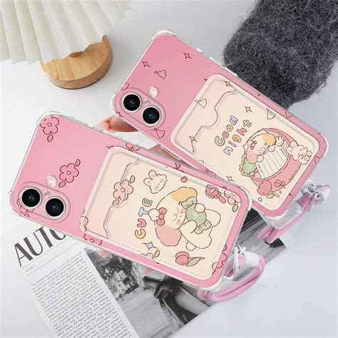 Jual Card Holder Bunga Lanyard Terbaru Soft Case Hp Infinix Smart 9 Hot 50 4G 50I Smart 8 Pro