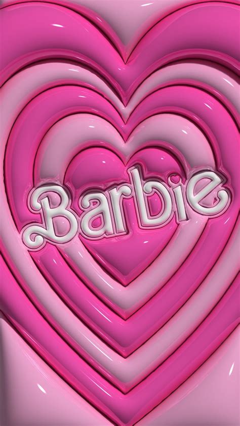 Pink Barbie IPhone Wallpaper 3D Pink Wallpaper Girly Retro Wallpaper