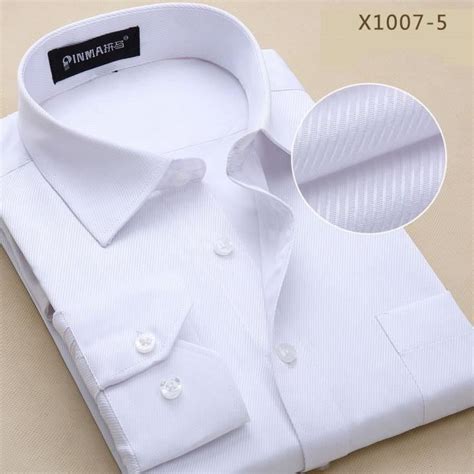 Chemise Homme Manche Longue Slim Fit Model D Affaires Chemise Blanc Xl Blanc Cdiscount Prêt à