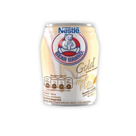 Jual Bear Brand Gold Malt Putih Ml Nestle Susu Beruang Sehat